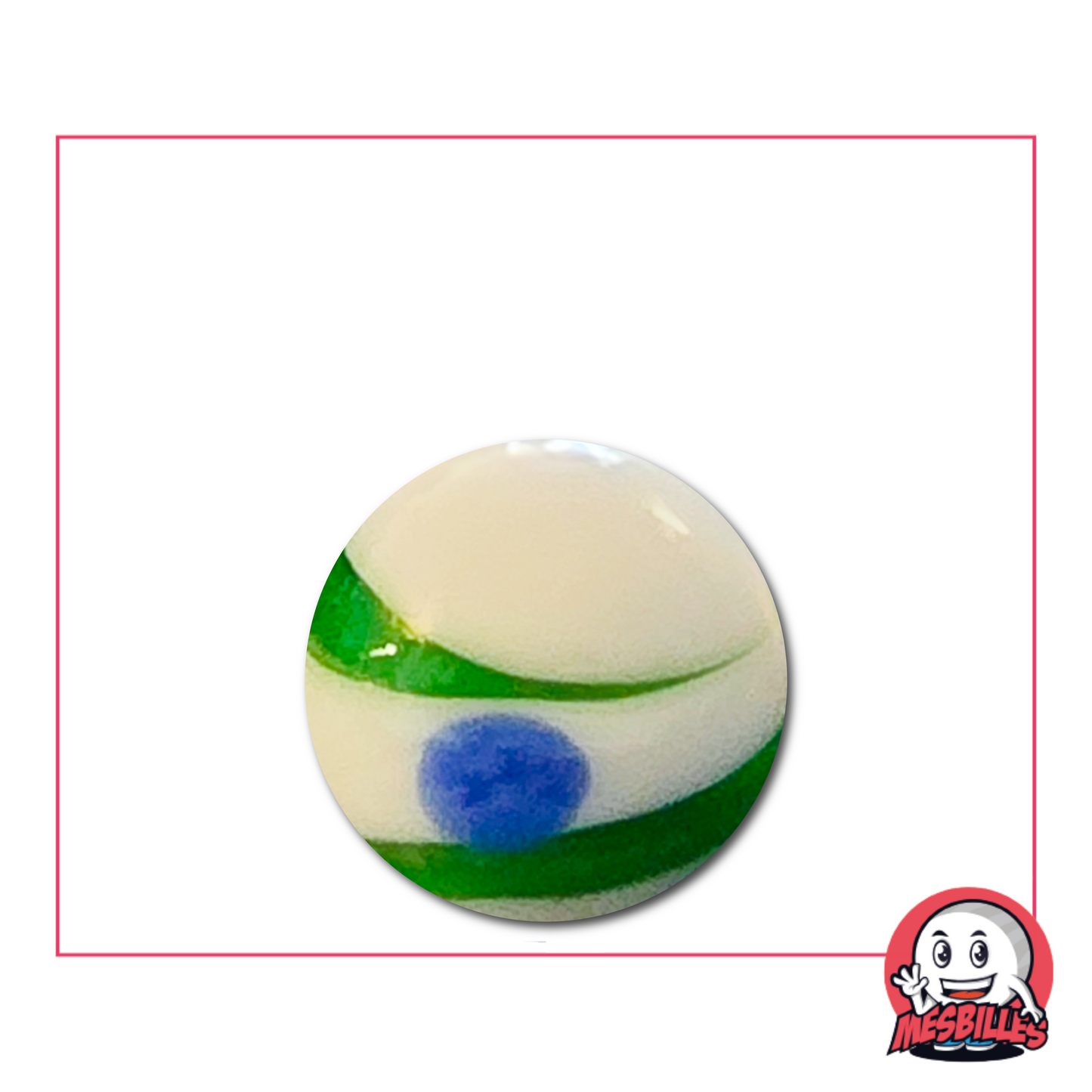 Biglia Big Bang bianca e verde 16 mm – contrasto vivace tra chiarezza e natura