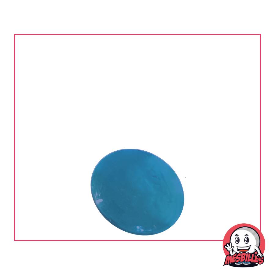 1 Biglia Piatta Luce Blu-Chiaro 18 mm