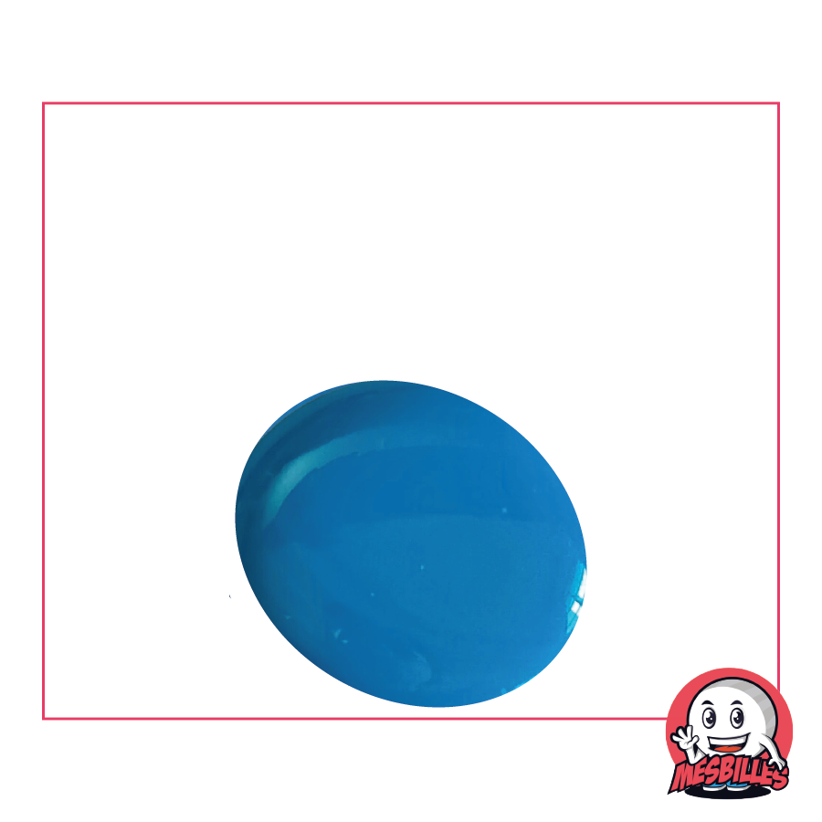 1 Biglia Piatta Perla Blu Chiaro 30 mm