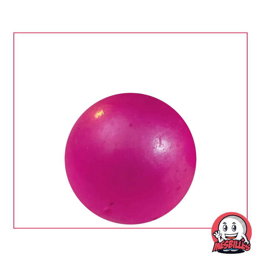 Biglia rosa sfocata in vetro da 25 mm | Una dolcezza rosa per sacchetti di biglie