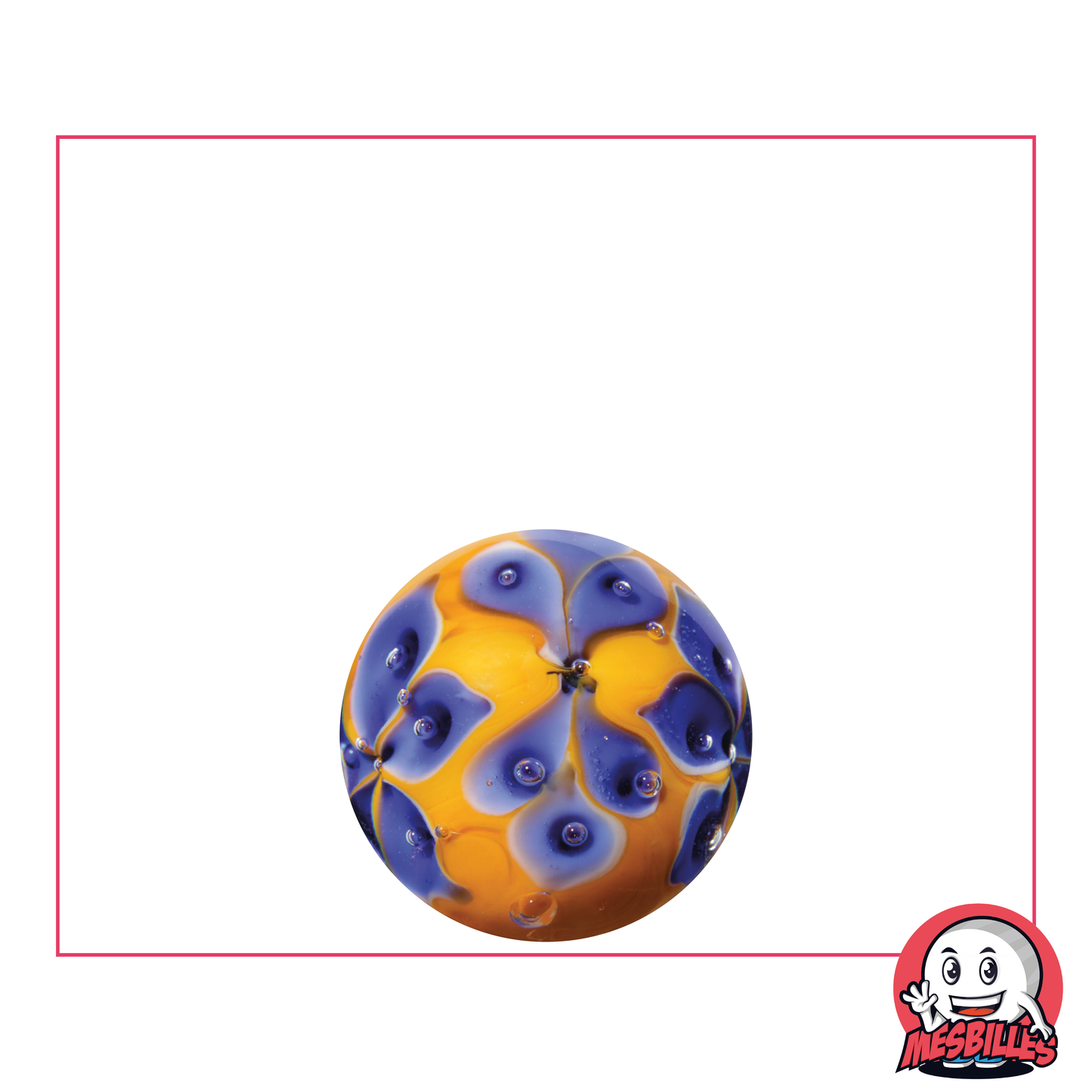 1 Biglia Arte Corona Fiorita Arancione 16 mm