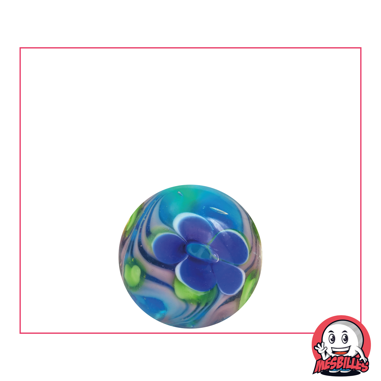1 Biglia Arte Floreale Blu 16 mm