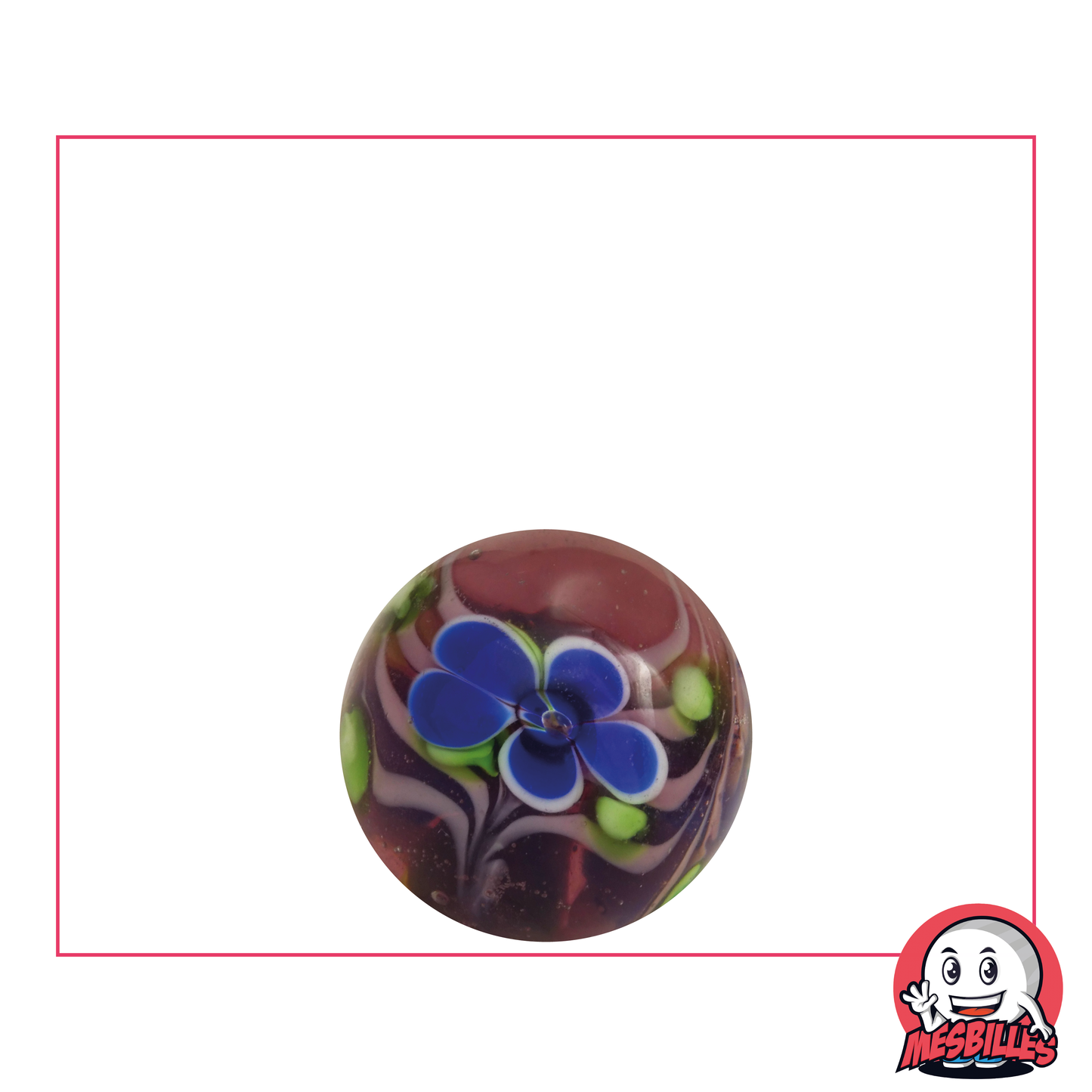 1 Biglia Arte Floreale Viola 16 mm