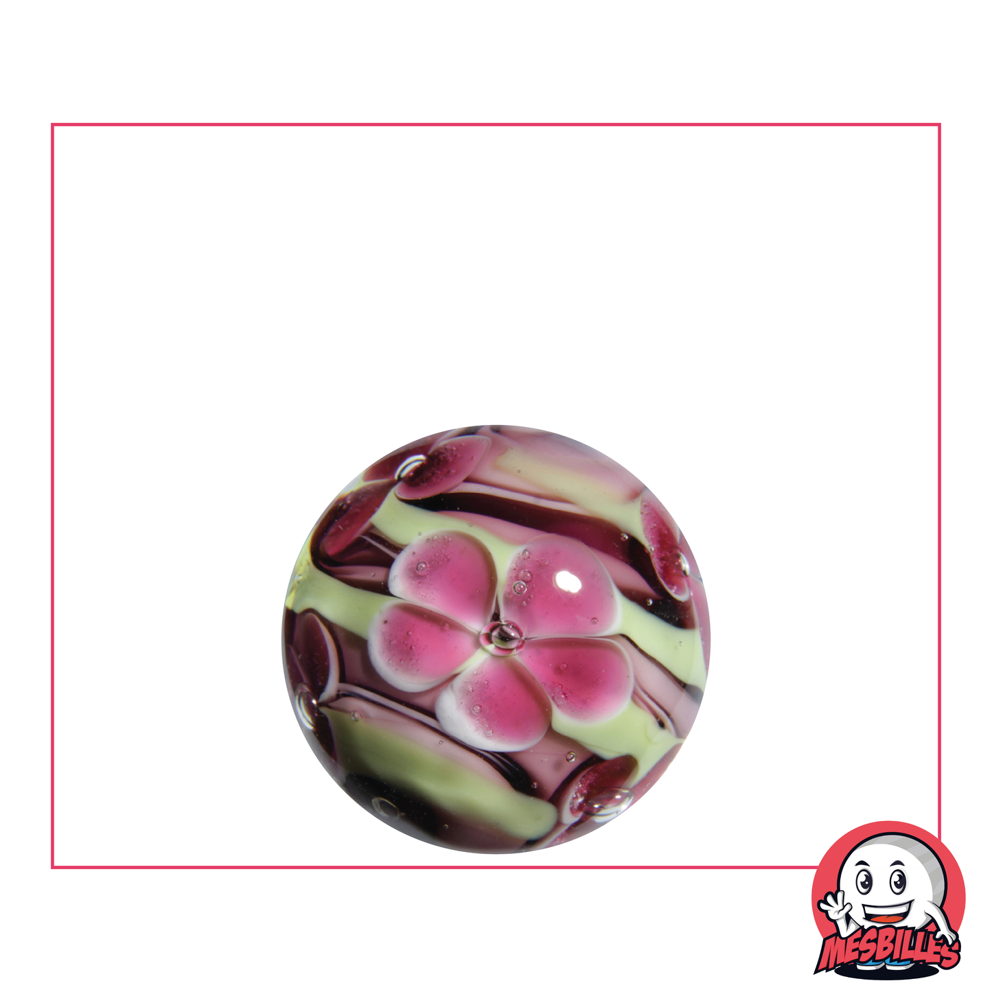 1 Biglia Art Tornade Fiore Rosa 22 mm