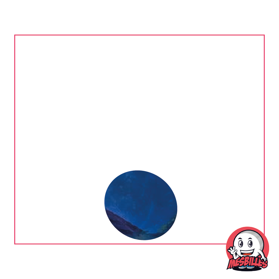 1 Biglia Piatta 12 mm Iridescente Blu-Notte
