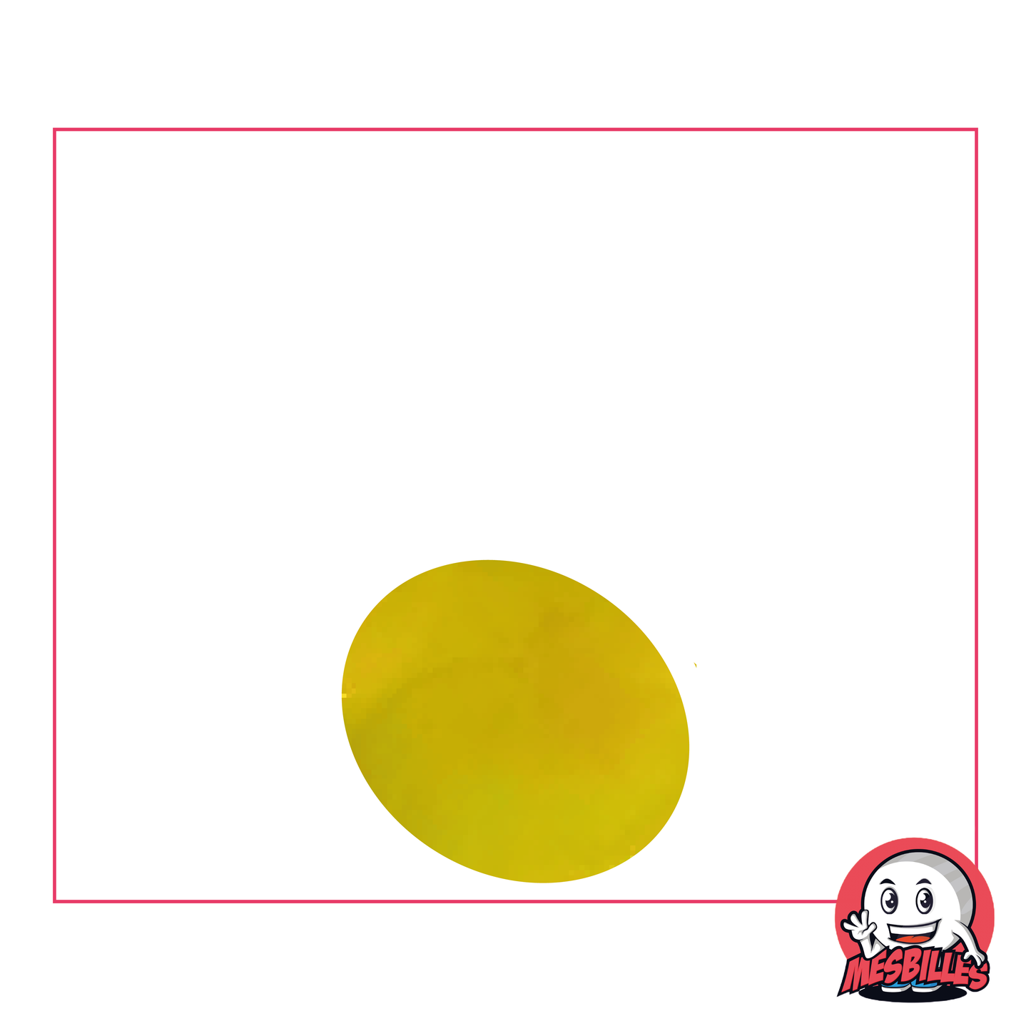 1 Biglia Piatta Lucida Giallo 18 mm