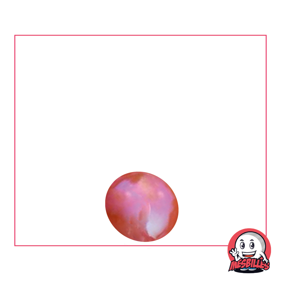 1 Biglia Piatta 12 mm Lucida Arancione