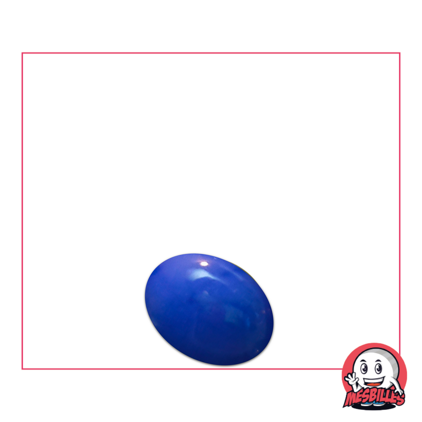 1 Biglia Piatta 12 mm Perla Blu