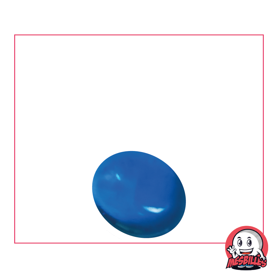 1 Biglia Piatta Luce Blu 18 mm