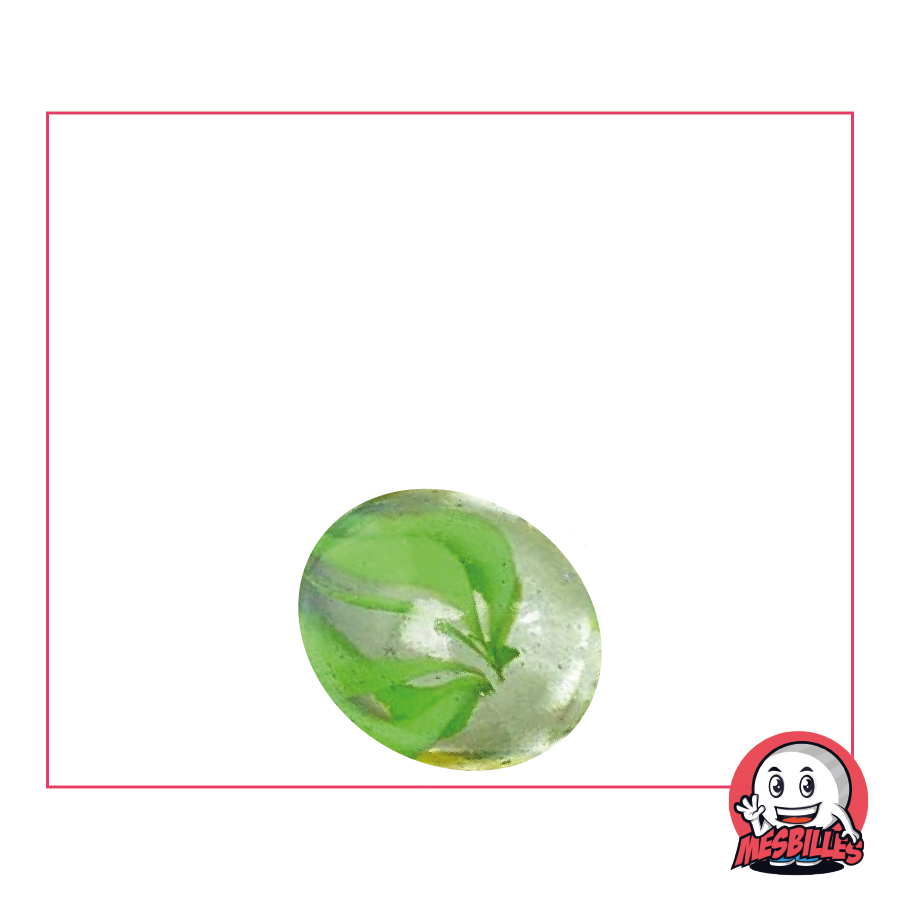 1 Biglia piatta 18 mm Stropicciato Verde