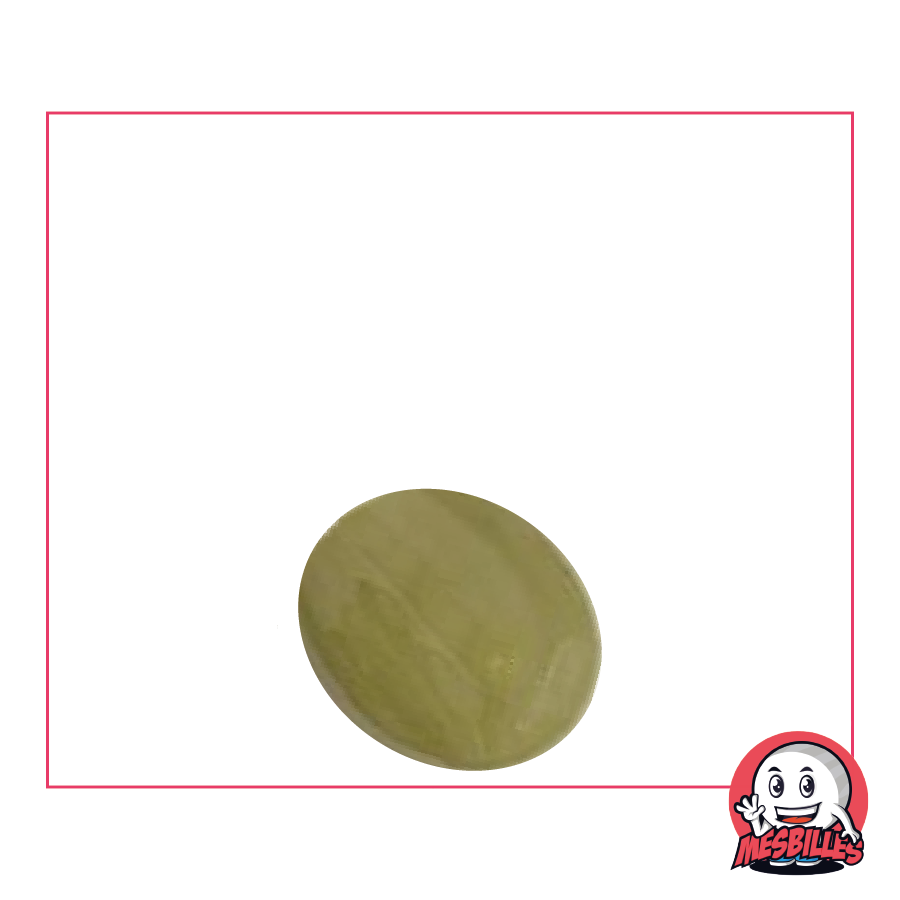 1 Biglia piatta 18 mm Beige Lucido
