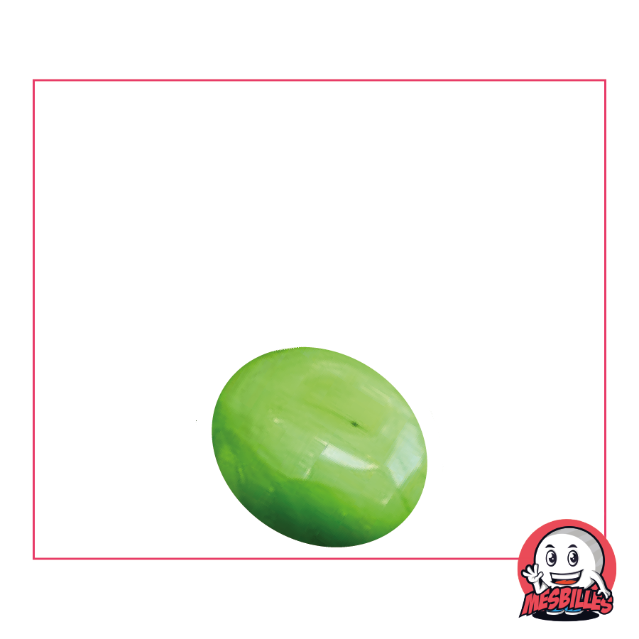 1 Biglia piatta 18 mm Perla Verde