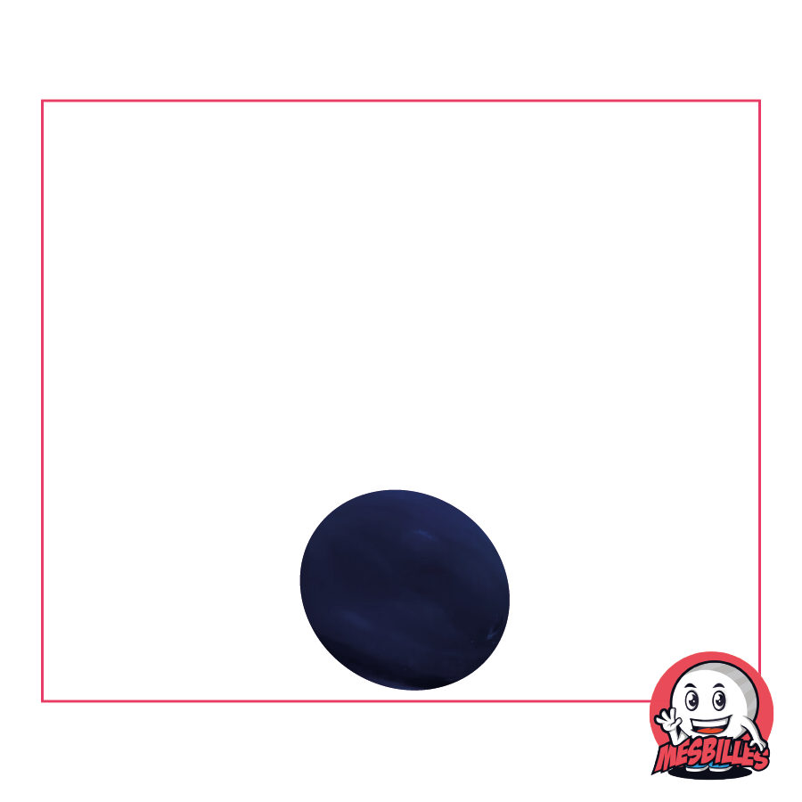 1 Biglia Piatta Perla Blu Notte 12 mm