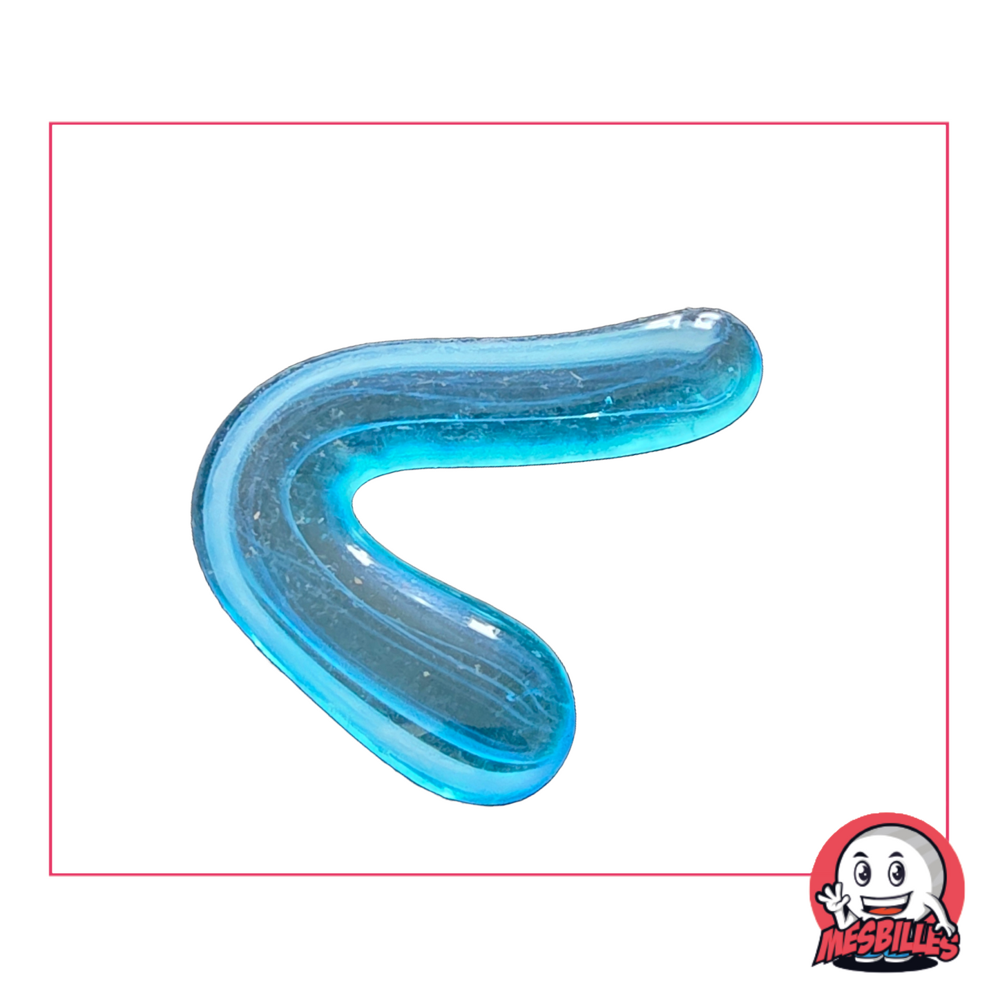 Biglia Piatta Virevolte blu – Forma unica e delicata in vetro