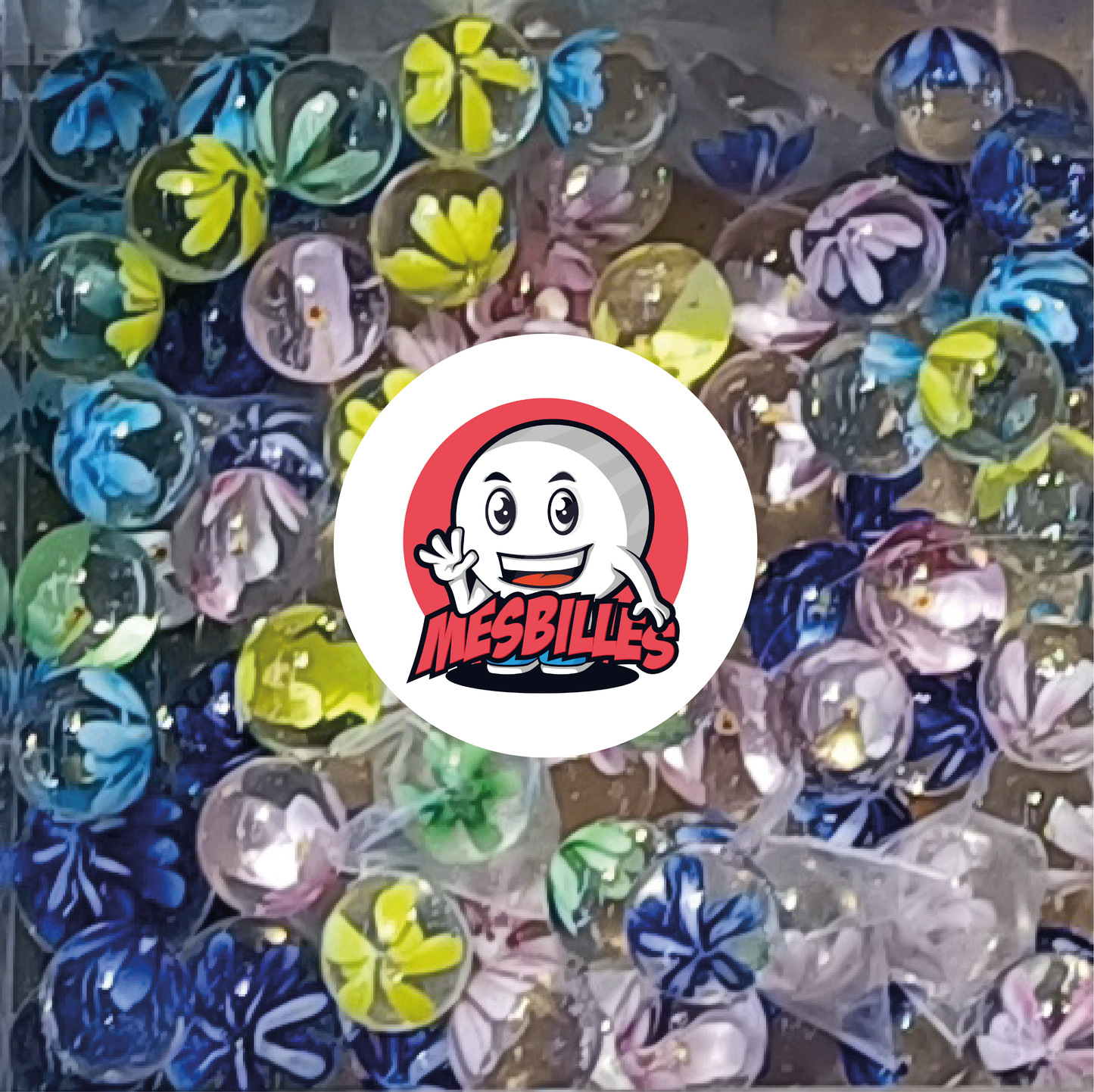 1 Biglia Art Fiore 3D Blu 16 mm