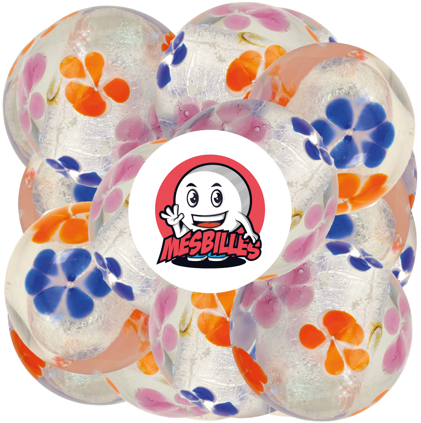 1 Biglia Art Fiore Argentato 16 mm