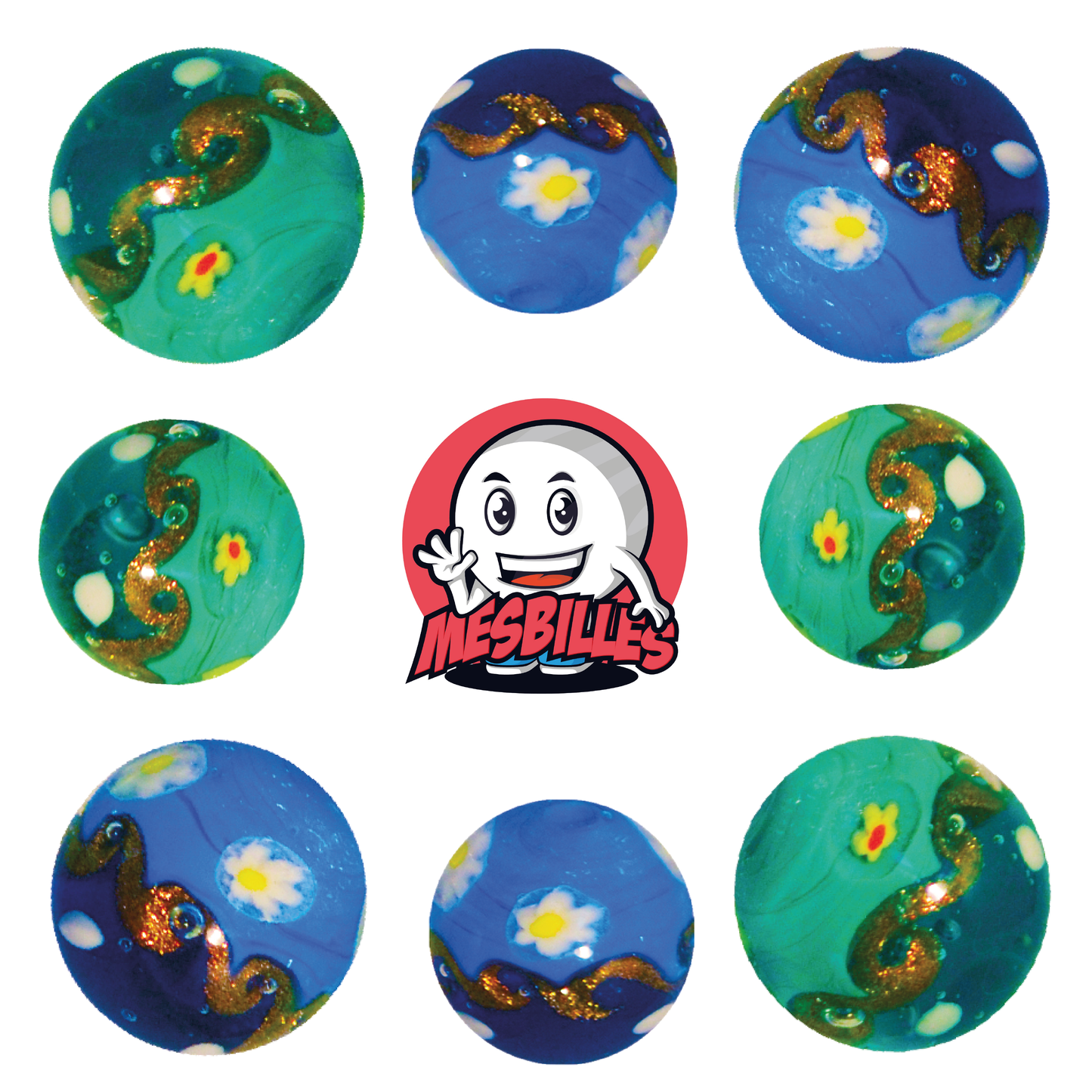 1 Biglia Art Hokusai Blu 16 mm