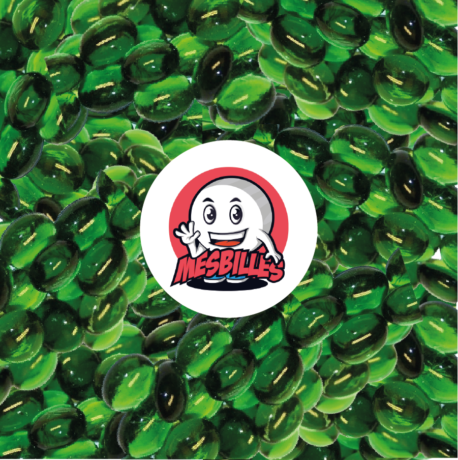1 Biglia Piatta 12 mm Luce Verde Scuro