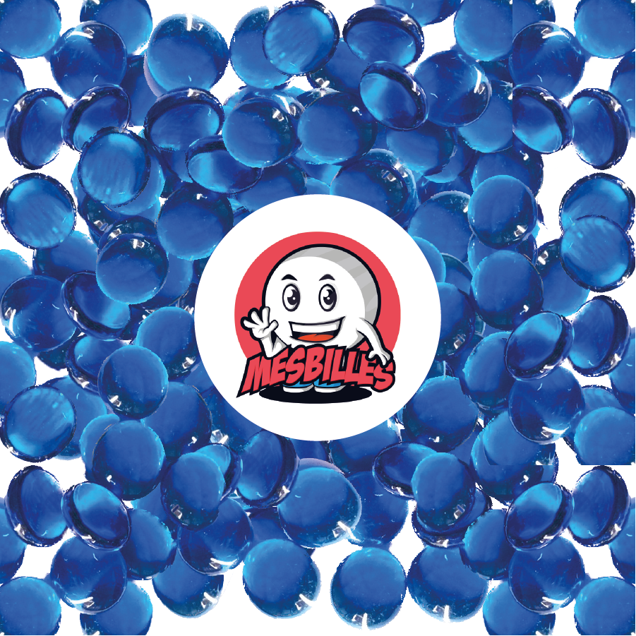 1 Biglia Piatta Luce Blu 18 mm