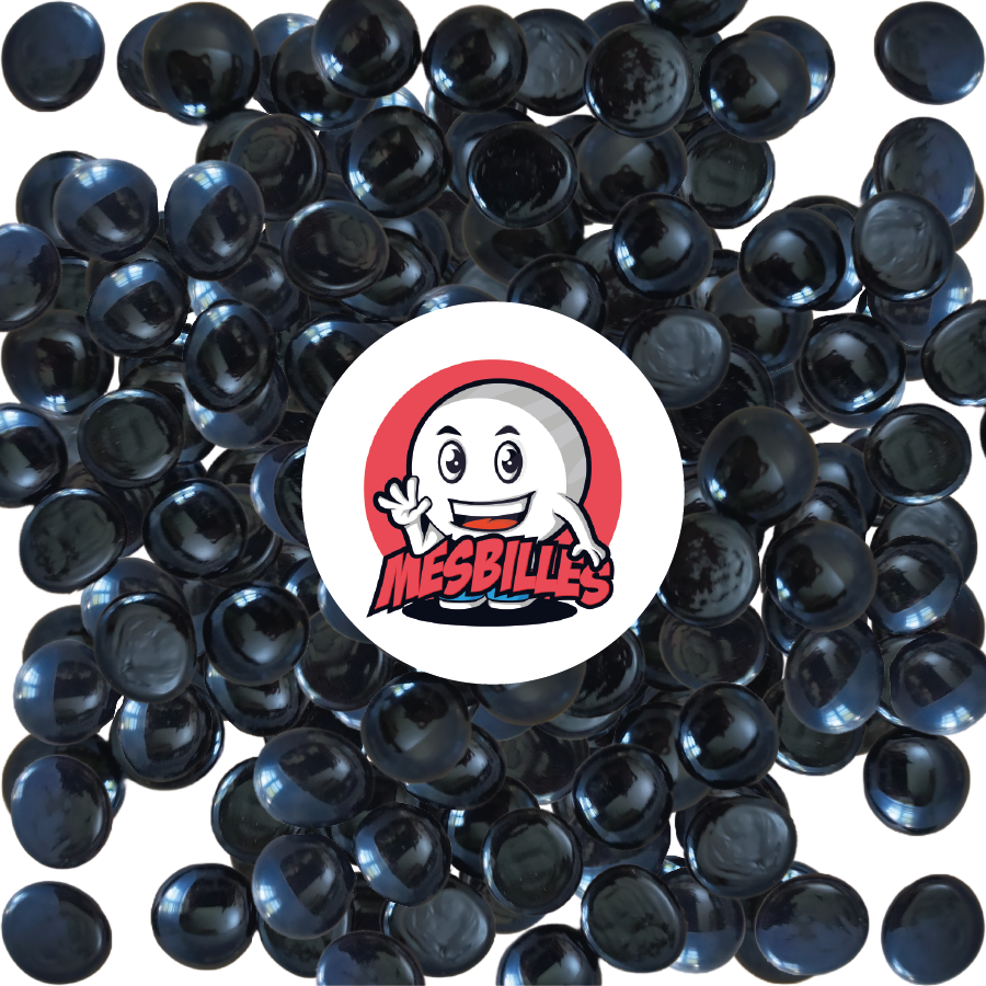 1 Biglia Piatta 12 mm Lucida Nera