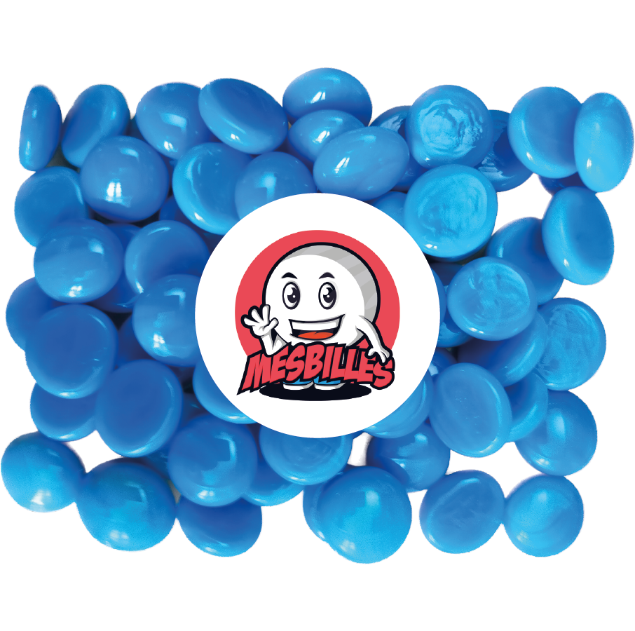 1 Biglia Piatta 12 mm Perla Blu-Chiaro