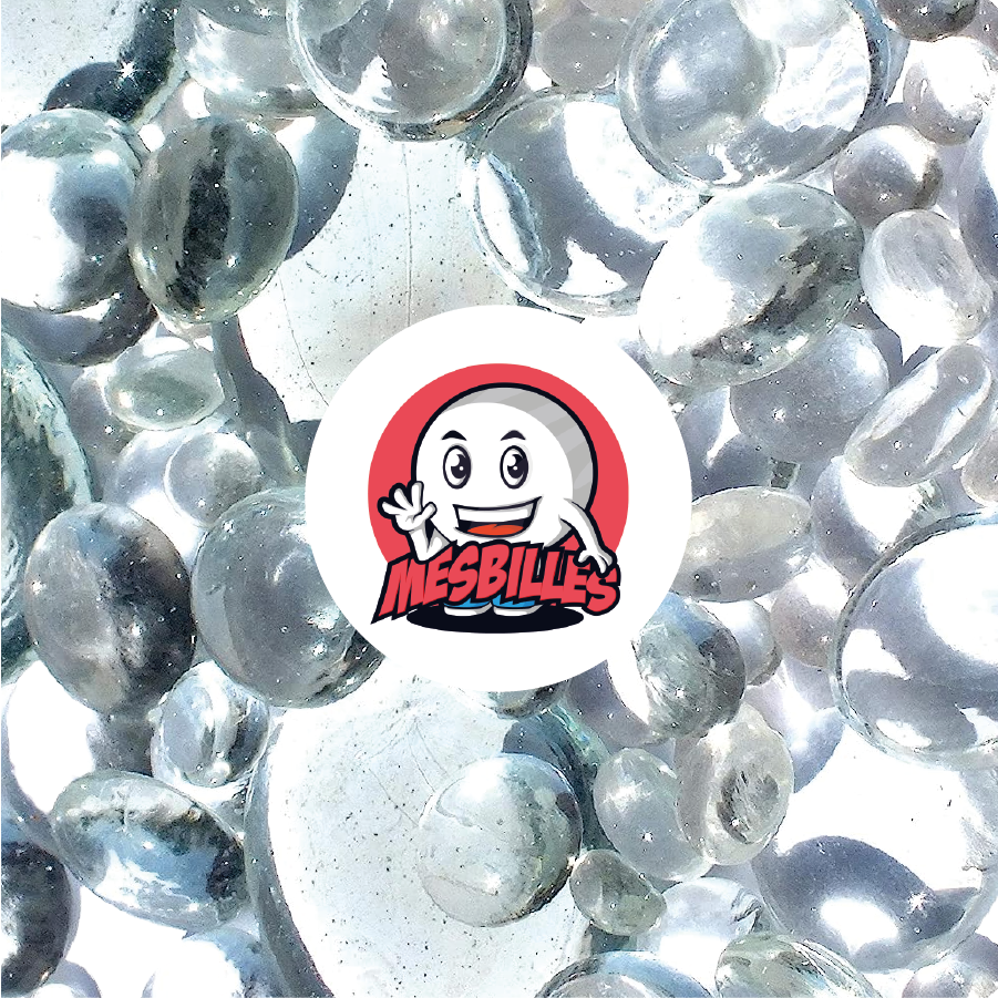 1 Biglia Piatta 12 mm Luce Cristallo