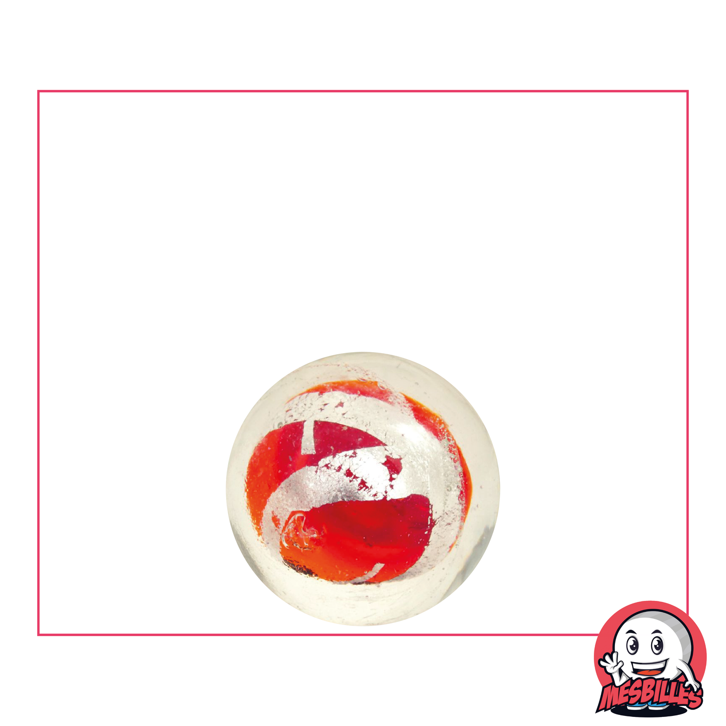 1 Biglia Art Gabbia Argento Rosso 16 mm