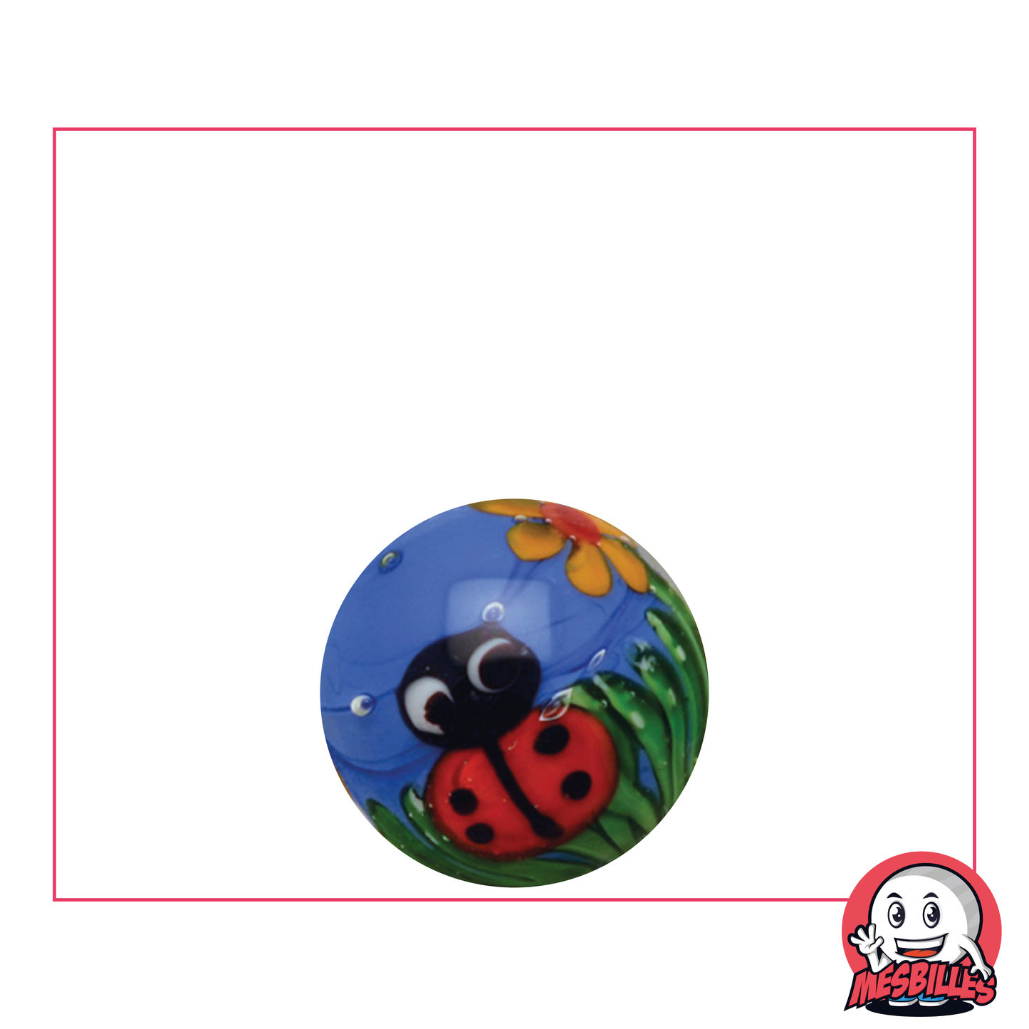 1 Biglia Art Coccinella Blu 16 mm