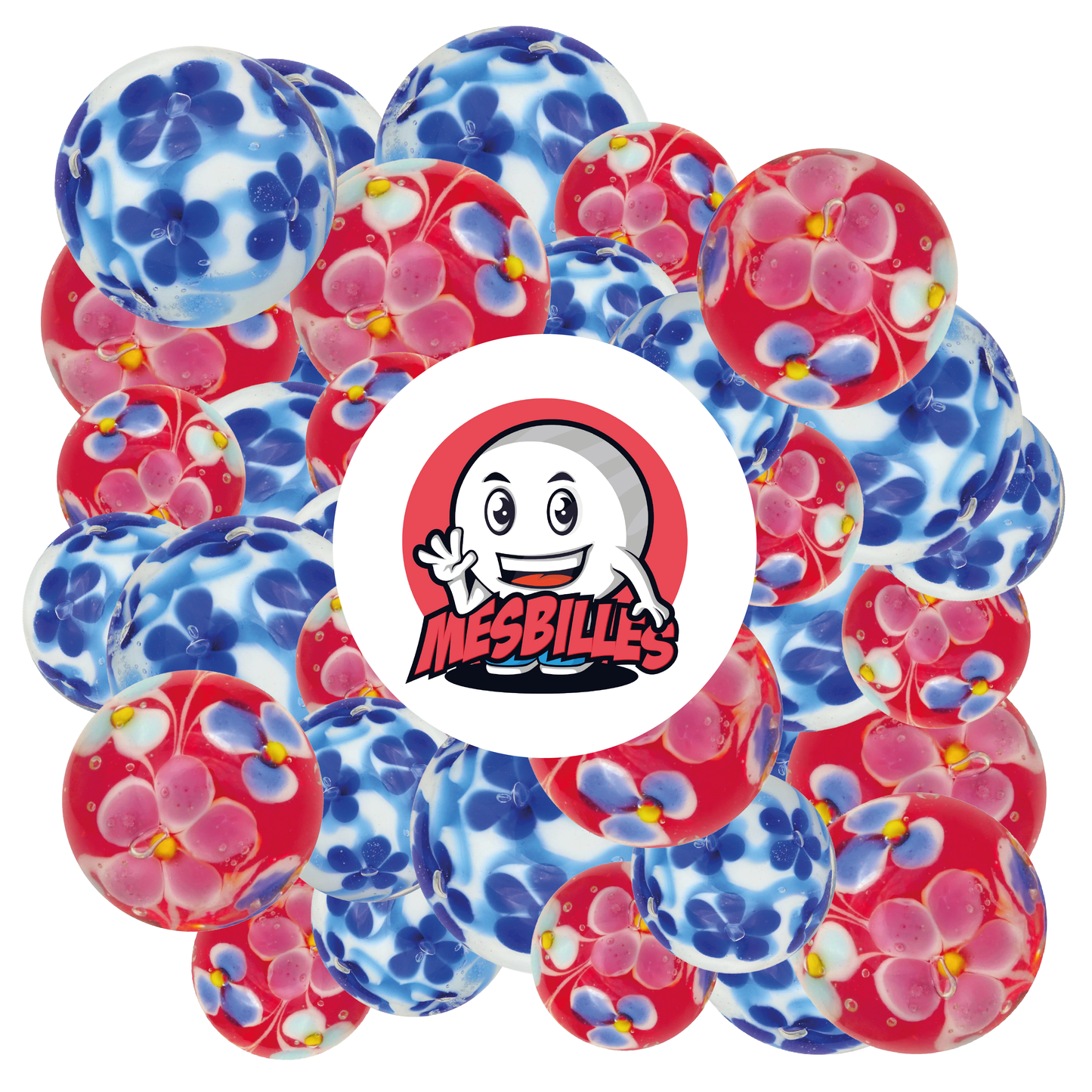 1 Biglia Art Daisy Rouge 22 mm