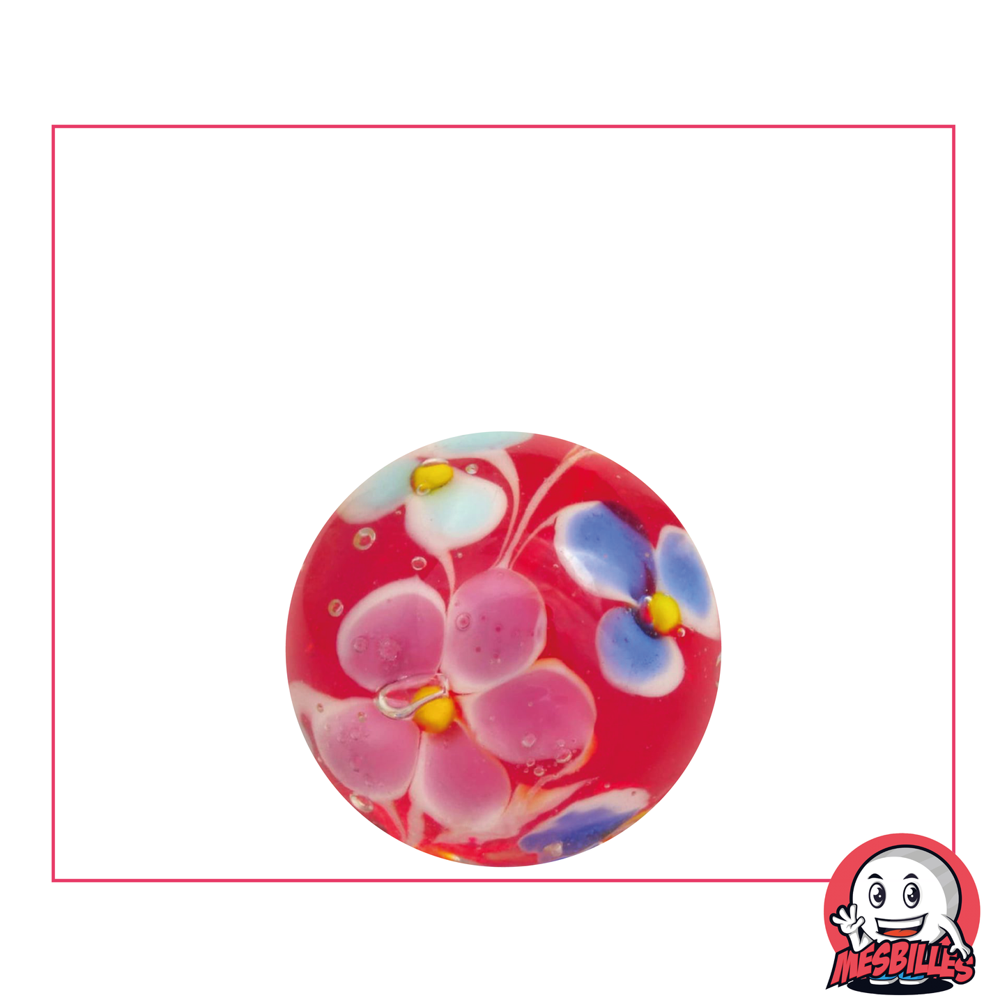 1 Biglia Art Daisy Rouge 22 mm