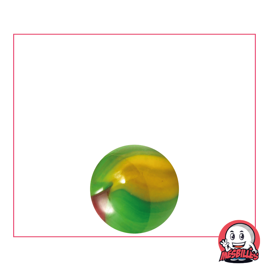 Biglia Jungle 14 mm Verde Giallo Marrone - MieiBiglie