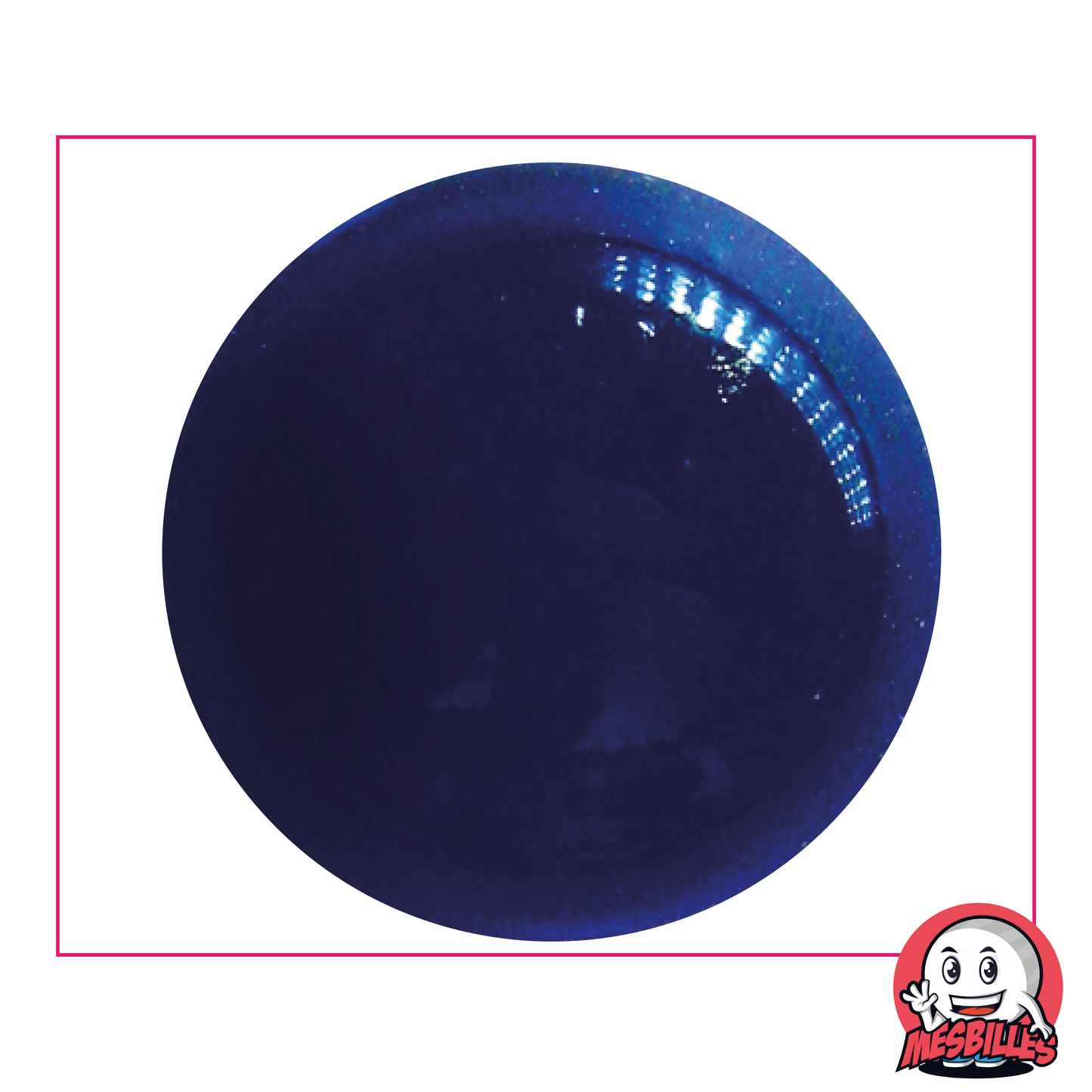 Biglia Luce 25 mm - Vetro Traslucido Blu Notte