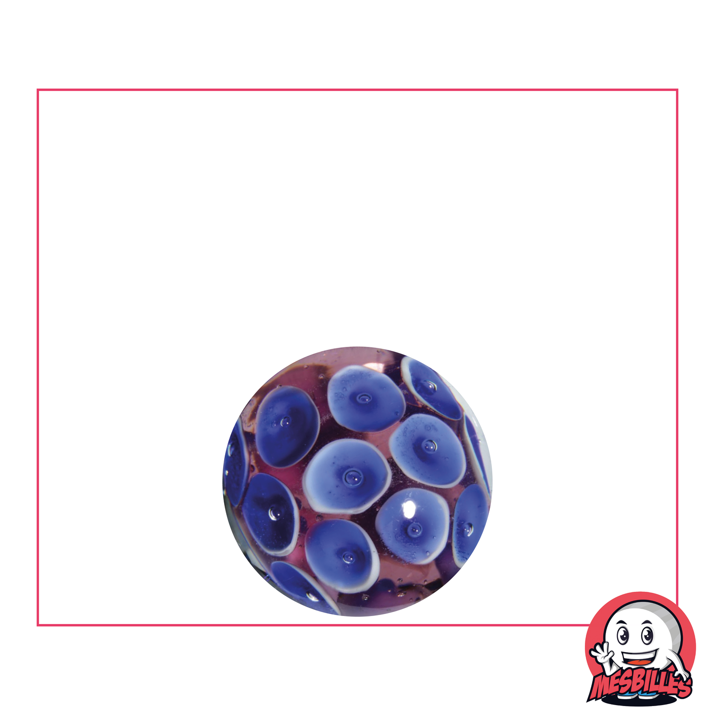 1 Biglia Arte Nénuphar Blu 16 mm