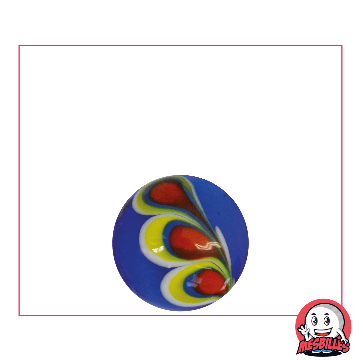 1 Biglia Art Pavone Blu 16 mm
