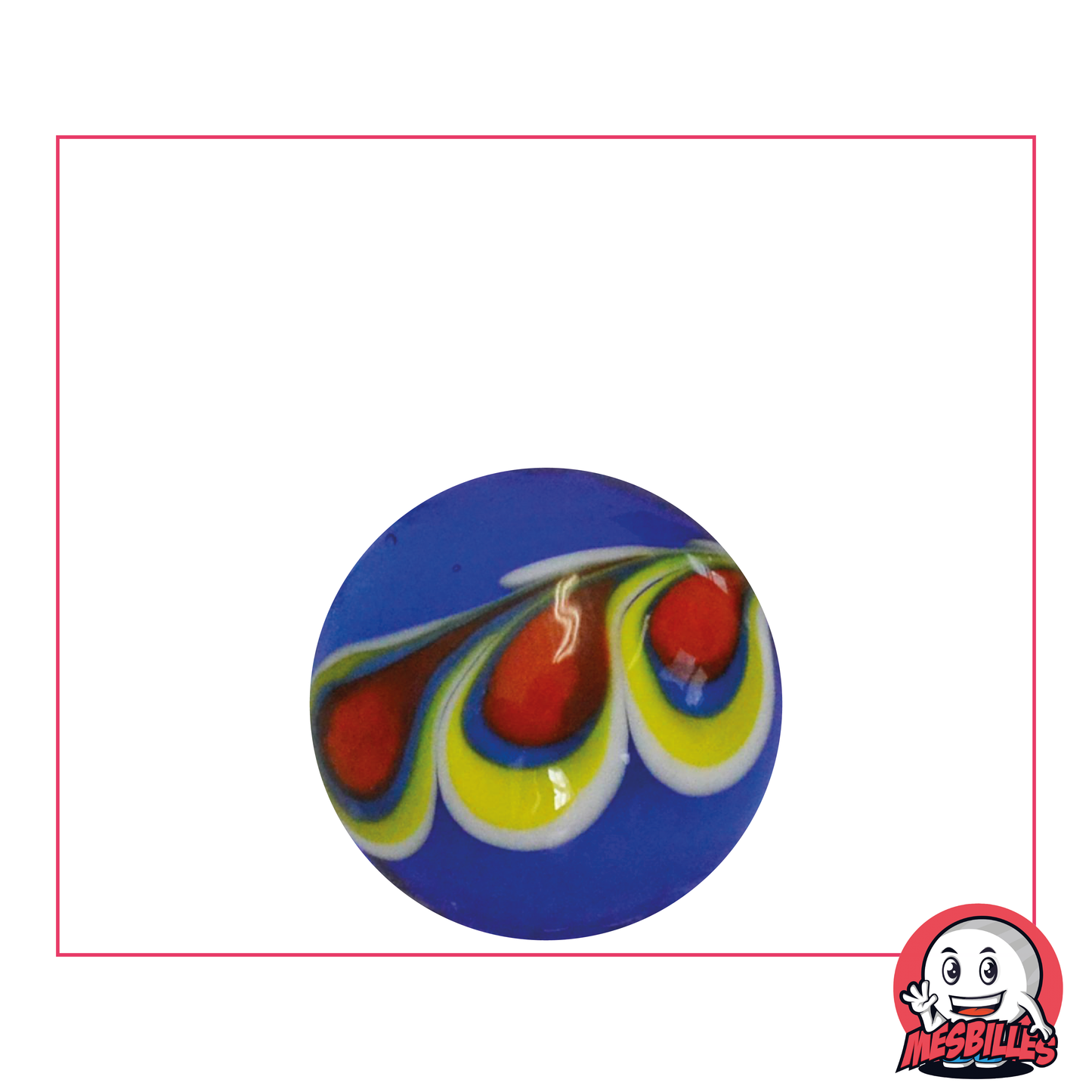 1 Biglia Art Pavone Blu 22 mm