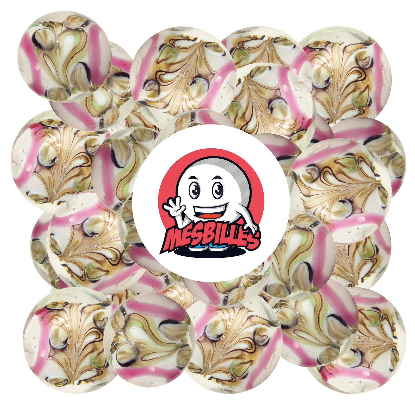 1 Biglia Art Pastel Rosa 16 mm