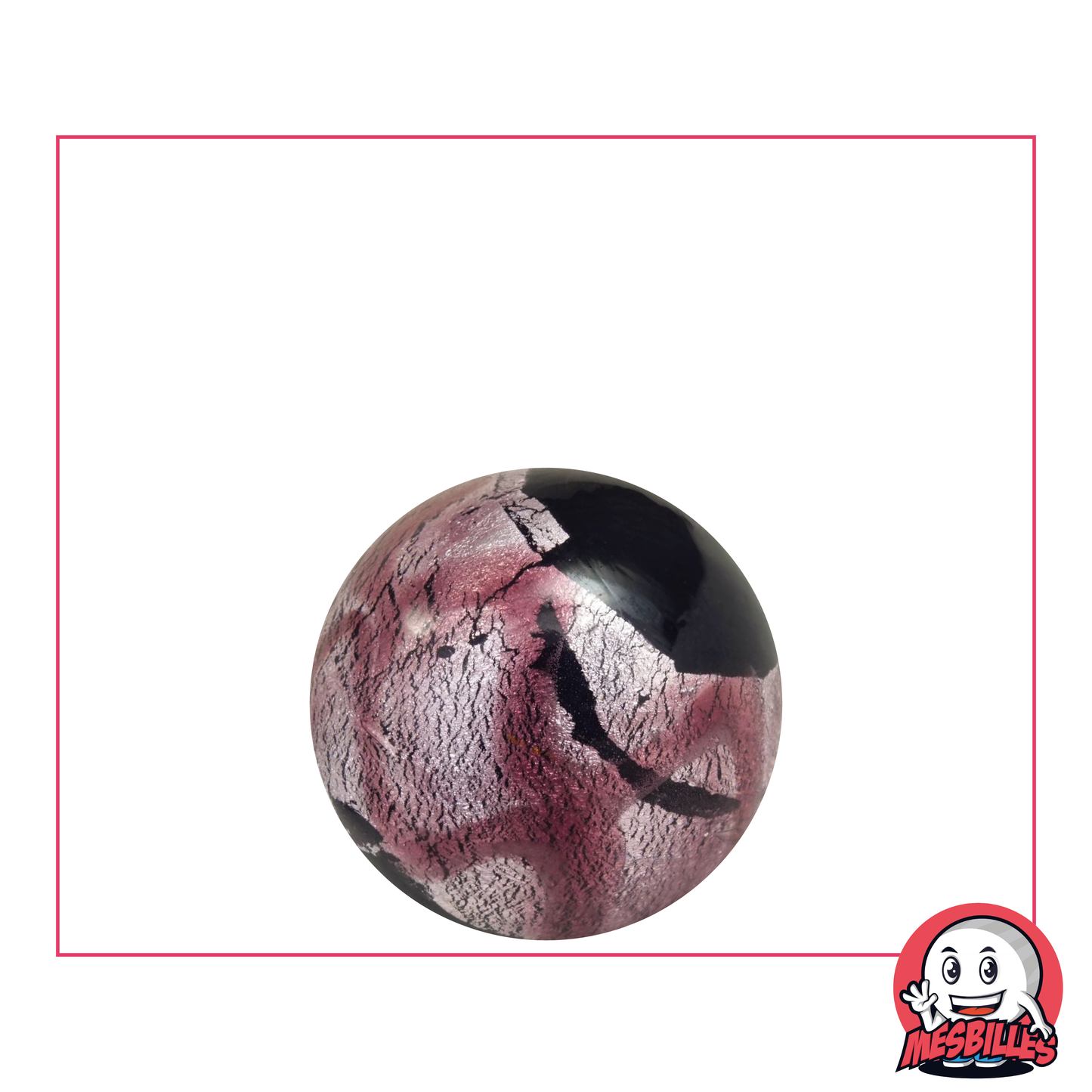 Biglia Art Machu Picchu Viola 22 mm, circondata da un ampio nastro dall'aspetto metallizzato rosa viola