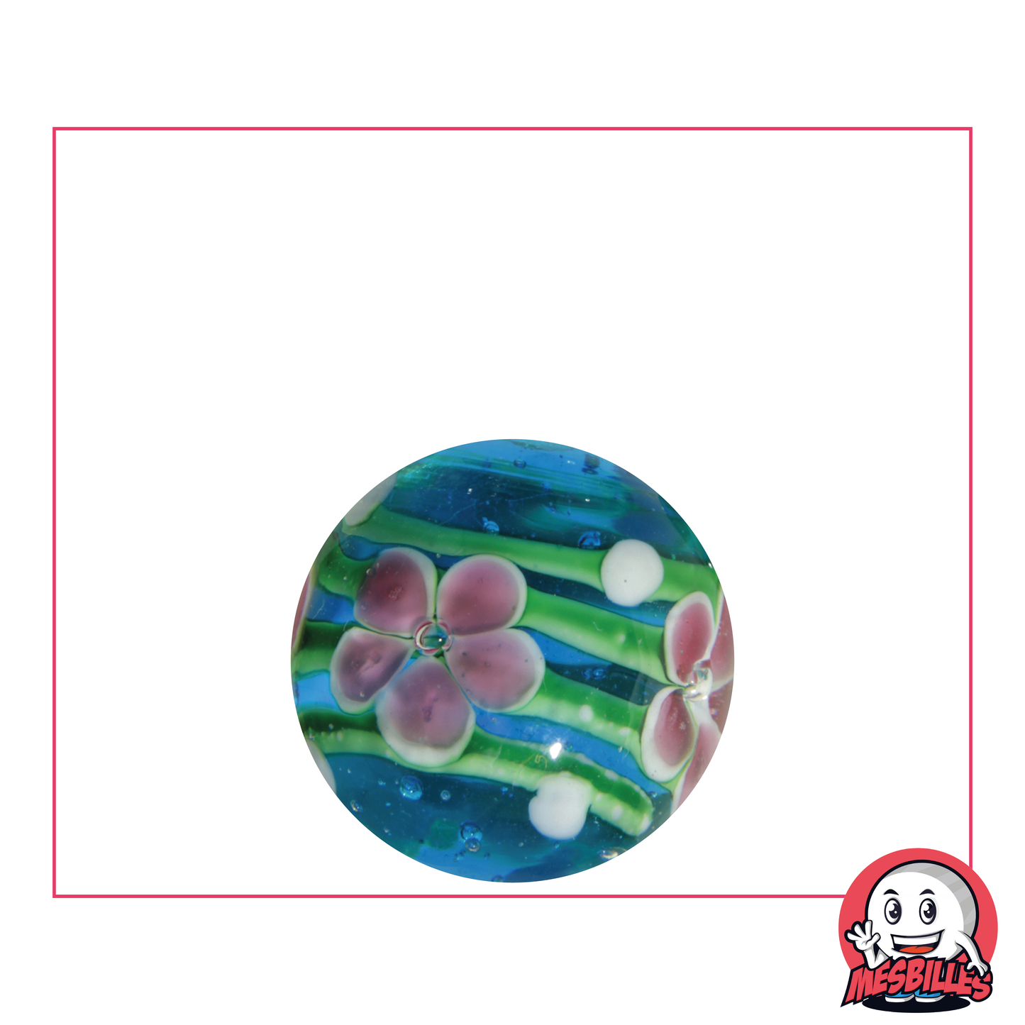 1 Biglia Art Stelo Fiore Blu 22 mm