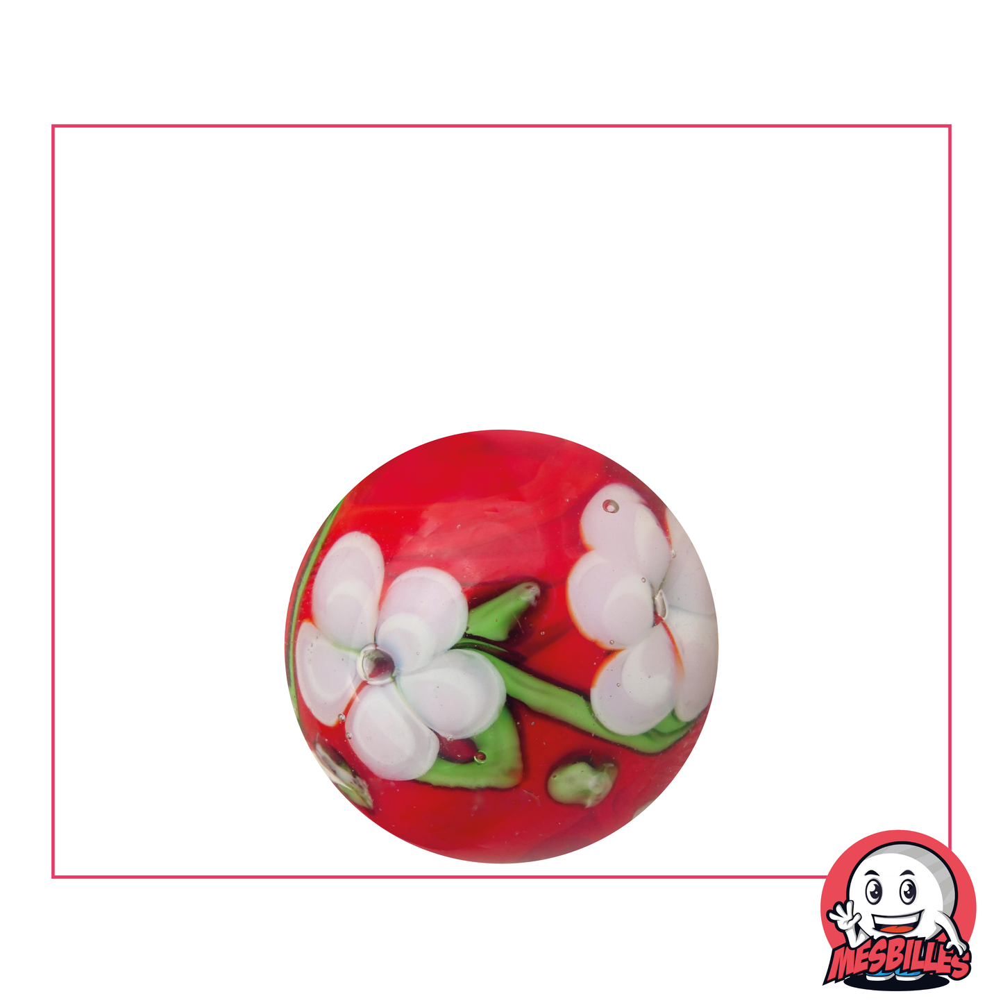 1 Biglia Art Stelo Fiore Rosso 22 mm