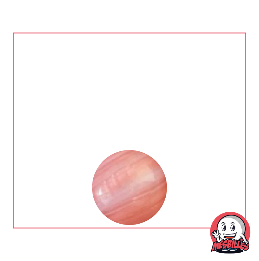 1 Biglia Lollipop Rosa 10 mm