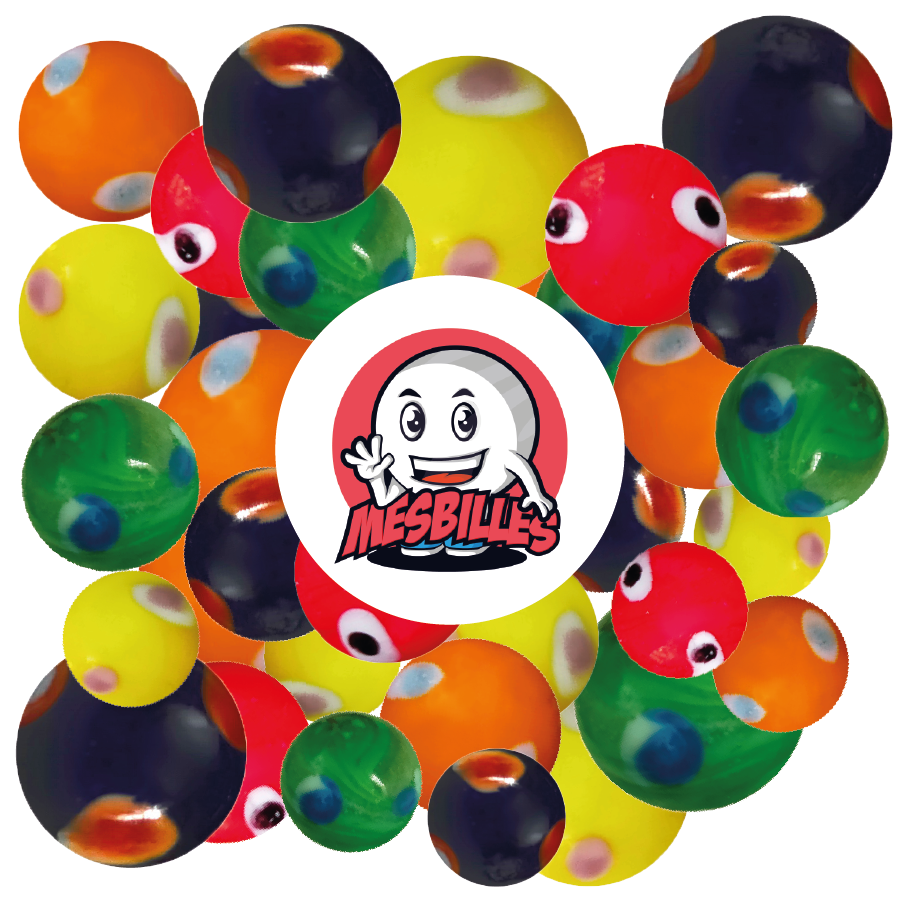 Mascotte MesBilles - Biglie Galactika da 16 mm e 25 mm, Biglia in vetro Collector