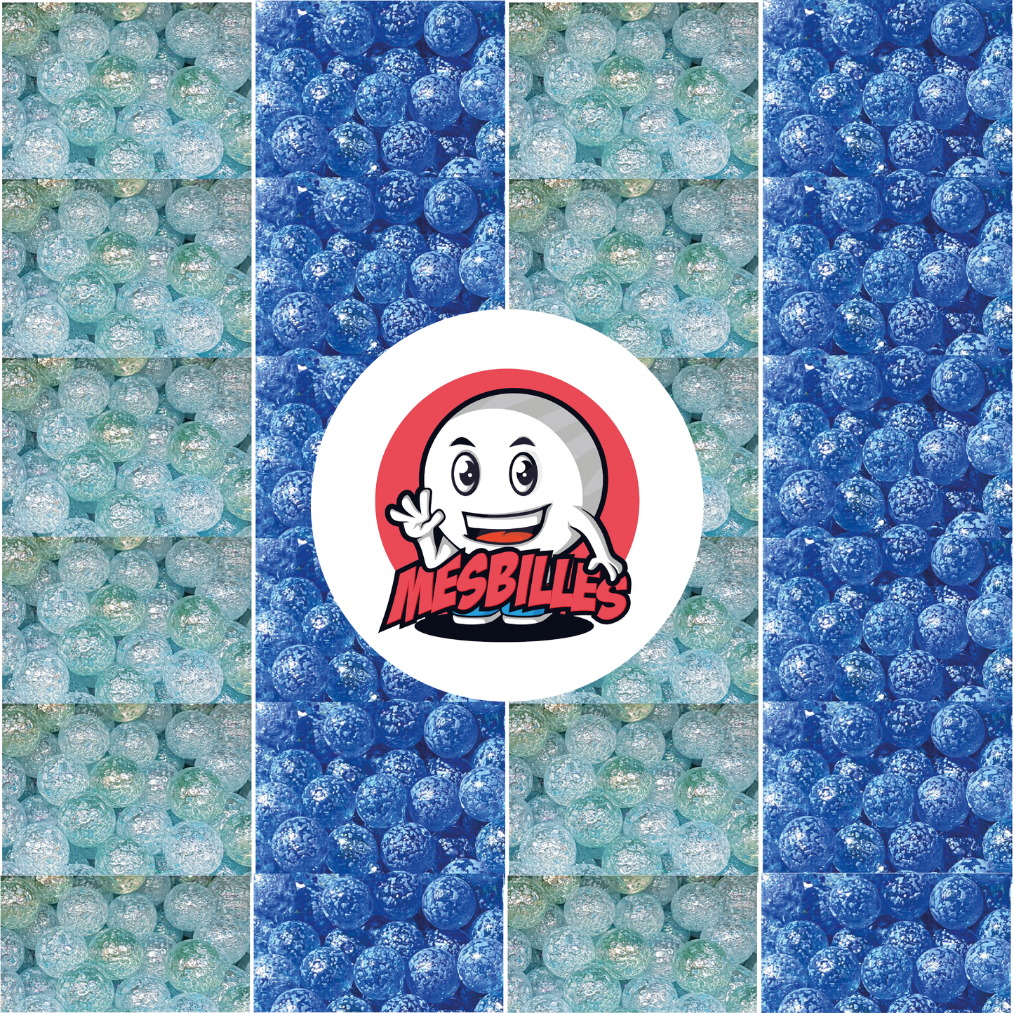 1 Biglia Pepita Blu 12 mm