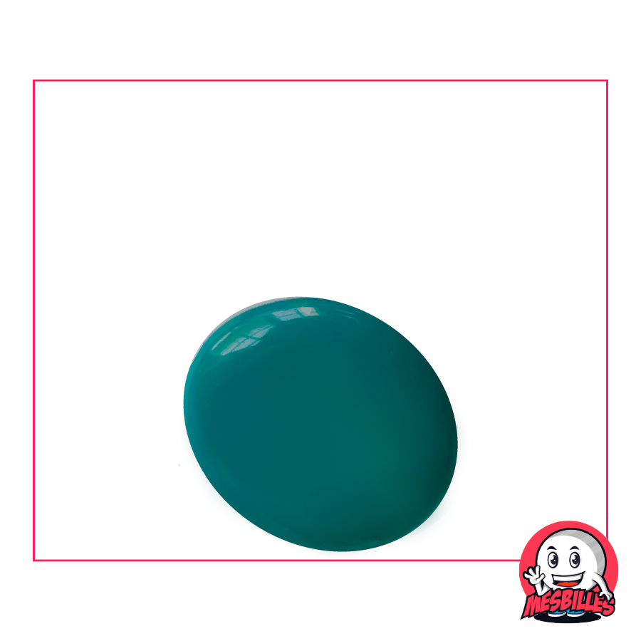 1 Biglia Piatta Perla Blu Anatra 30 mm