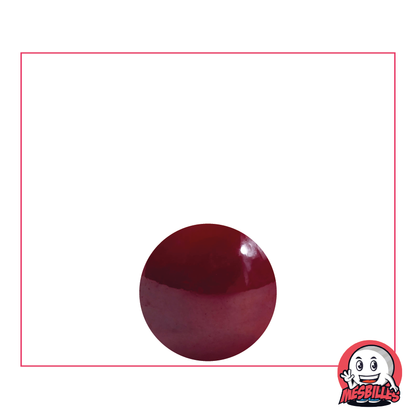 Biglia Lucida 14 mm - Vetro Opaco e Brillante Rosso