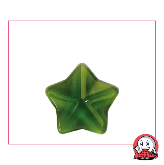 Biglia Extra-Piatta Arapede Verde in Vetro Traslucido - Decorazione e Gioco Divertente - MieiBiglie