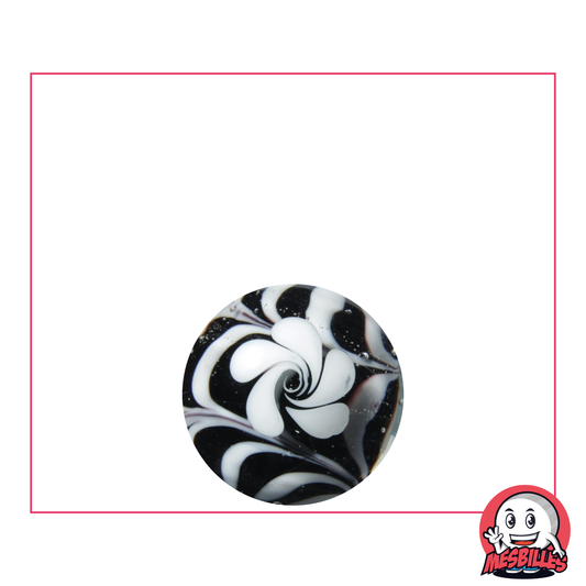1 Biglia Art Fiore Nero 16 mm