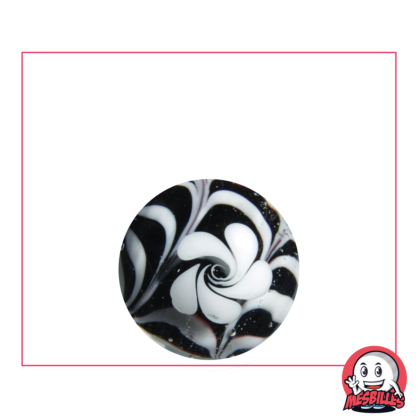 1 Biglia Art Fiore Nero 22 mm