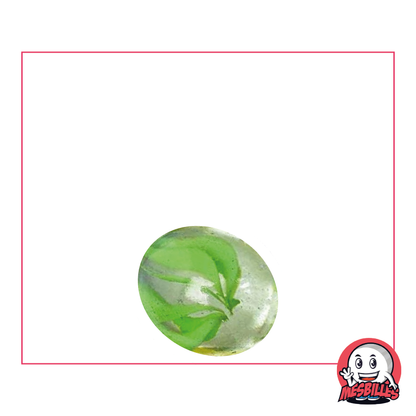 1 Biglia piatta 18 mm Stropicciato Verde