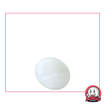 1 Biglia Piatta Perla Bianca 18 mm