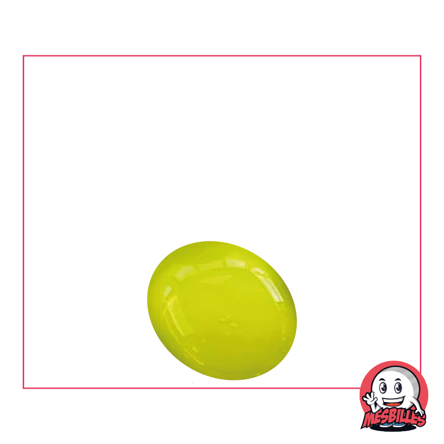 1 Biglia Piatta Perla Verde Giallo 18 mm
